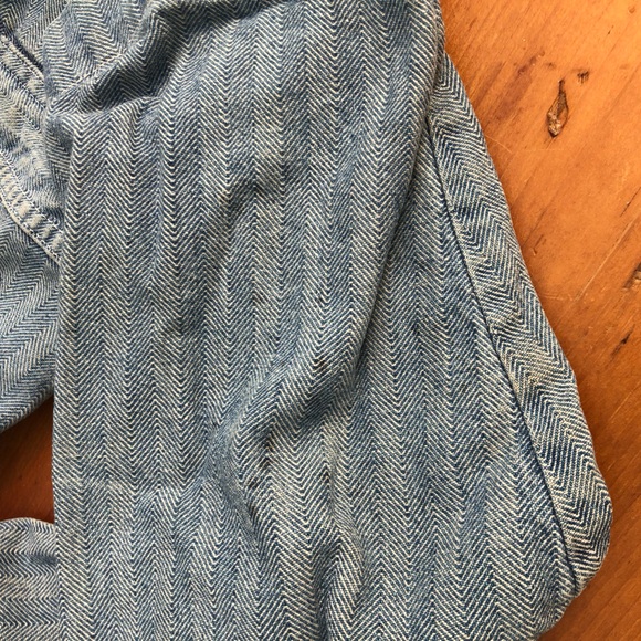 Vintage Herringbone cut off & embroidered coveralls - Picture 5 of 10